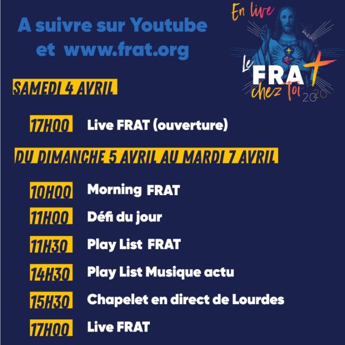 Le FRAT 2020 … On line !!! – Paroisse Soisy Andilly